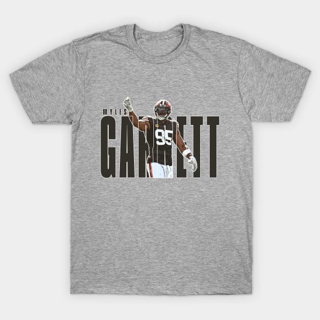 myles garrett T-Shirt by islandersgraphics